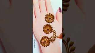 Beautiful mehndi design trick  shorts video easy mehndi [upl. by Rawdon]