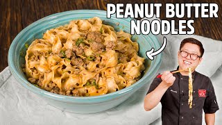 Deliciously Spicy Peanut Butter Noodle Recipe [upl. by Anivas]