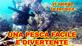 pesca con la FIOCINA FRANCESE in 2 METRI di acqua [upl. by Yonina]