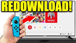 How To Redownload Deleted Nintendo Switch Games [upl. by Kaule]