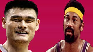 Yao Ming Hall of Fame vs Wilt Chamberlain NBA 2K16 [upl. by Anirpas]