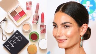 Lily Aldridge Makeup Bag  Glowing Skin and Sheer Colour [upl. by Beshore]