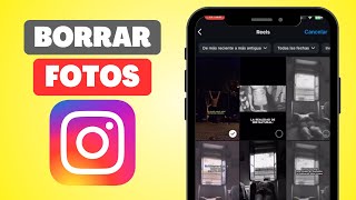 Cómo BORRAR TODAS tus FOTOS de Instagram A LA VEZ Fácil y Rápido [upl. by Nahbois]