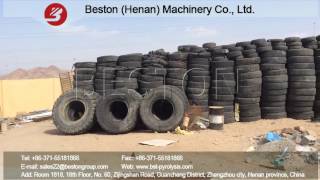 Beston Waste Tyre Recycling Pyrolysis Plant in Jordan [upl. by Ayt33]