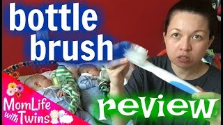 TOMMEE TIPPEE BOTTLE BRUSH REVIEW  MOMS EXPERIENCE [upl. by Benji]