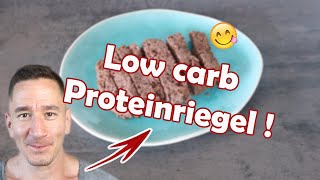 Low Carb Proteinriegel zum selber machen [upl. by Oakes636]