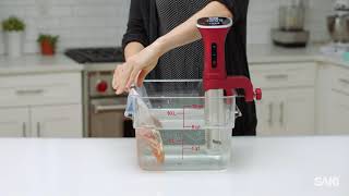 How to Use the Saki Sous Vide Cooker [upl. by Analak868]