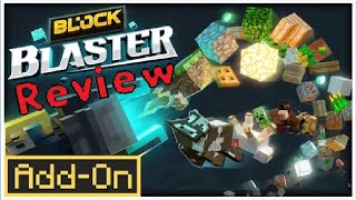 Minecraft Bedrock addon mod review Block Blaster [upl. by Fernanda732]