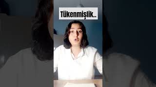 Tükenmişlik Sendromu tükenmişlik psikoloji [upl. by Ataymik543]