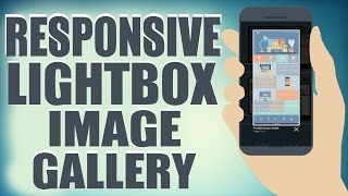 Responsive Lightbox Image Gallery  HTML5CSS3 Web Development Tutorial [upl. by Solrak444]