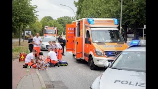 Schlimmer Unfall an der Steinbeker Hauptstraße Fünfjähriger wird von Auto erfasst [upl. by Ahseram122]