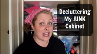 Decluttering the JUNK Cabinet [upl. by Dovev]