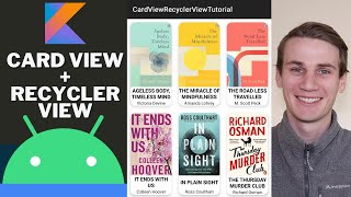 CardView in RecyclerView Android Studio Kotlin Tutorial [upl. by Adieren]