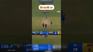 Gt vs Mi Last Over 💀🔥😭shorts cricket cricketshorts youtubeshorts viralshorts Editx18 [upl. by Nueoht]