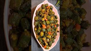 Delicious Bhendi Recipe shorts shortvideo cooking bhendirecipe foodlover foodie recipe [upl. by Sirron]