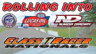 Rolling Into  Numidia Dragway  Speed Week  NHRA D1  Class Racer Nationals [upl. by Naic]