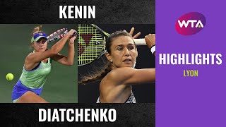 Sofia Kenin vs Vitalia Diatchenko  2020 Lyon Second Round  WTA Highlights [upl. by Nisa]