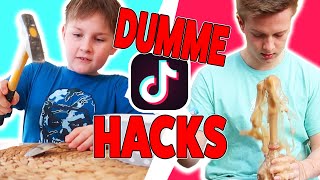 DÜMMSTE TikTok HACKS 🤣 Wir stellen sie nach 😁 TipTapTube Ash5ive Echtso marieland TipTapTubeUncut ymsc2736 [upl. by Henghold]