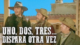 Uno dos tres dispara otra vez  Anthony Steffen  Película de vaqueros [upl. by Itnahsa93]