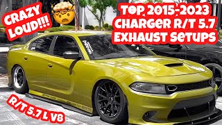 Top 20152023 Dodge Charger RT 57 Exhaust Setups [upl. by Ylrebmyk]