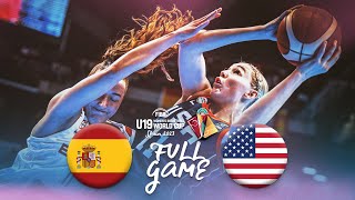 FINAL Spain v USA  Full Basketball Game  FIBA U19 Womens Basketball World Cup 2023 [upl. by Creamer]