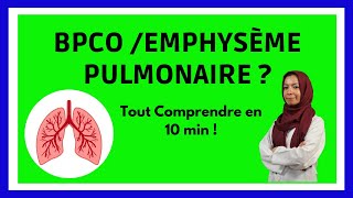 BPCO  EMPHYSEME PULMONAIRE  Symptômes Causes Traitement en 10 min [upl. by Kartis]