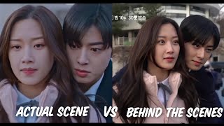 True Beauty Actual Scene VS Behind The Scenes [upl. by Montfort]