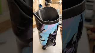 Wolferine AK Prosthetic Socket Limblogic deadpool marvel wolverine shorts carbon lamination [upl. by Jessie]