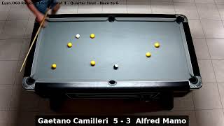 Gaetano Camilleri vs Alfred Mamo  Euro O60 Ranking Tournament 4  Quarter final [upl. by Lledal587]