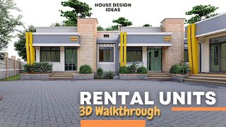 Rental Units Design For Small Plot  One Bedroom and Studio House Tour [upl. by Levin814]