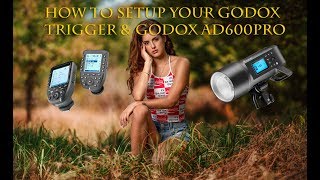 How to setup your Godox Trigger amp AD600pro BTS FROM SHOOT [upl. by Nevaeh]