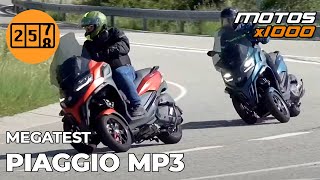 MEGATEST Piaggio MP3 400 Sport amp 530 Executive  Motosx1000 [upl. by Shotton]