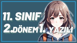 11 SINIF İNGİLİZCE 2 DÖNEM 1 YAZILI [upl. by Ahsirak]