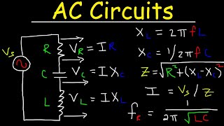 AC Circuits  Impedance amp Resonant Frequency [upl. by Nosned]