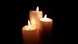 Trio of Burning Candles  Relaxing Ambience  Subtle Sound of Wind 10 Hours [upl. by Liberati745]