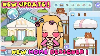 Miga World NEW UPDATE NEW HOME DESIGNERDECORATEBUILD YOUR HOUSE Miga town tocaboca [upl. by Fleda]