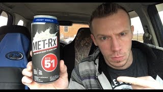 Honest Reviews MetRx RTD High Protein Shake  Creamy Vanilla Yuck [upl. by Anauqaj]