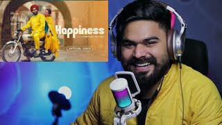 REACTION ON  Ammy Virk Happiness Official Music Video  Ronny  Gill Machhrai [upl. by Quartas214]