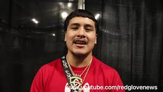 Cain Sandoval On Facing Javier Molina  “I’m Not Cocky I Believe In My Boxing Skills [upl. by Stephi]