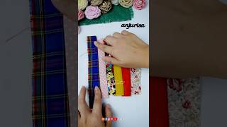 DIY scrap fabric coaster Easy circle design from any leftovers [upl. by Einatirb70]