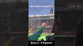 Dani Olmo Scored Brace⚽️⚽️ daniolmo fcbarcelona football laliga goals [upl. by Eneloc]