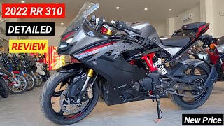 2022 TVS Apache RR 310 Bs6 Detailed Review  On Road Price  Features Top speed   apache rr310 [upl. by Susej]