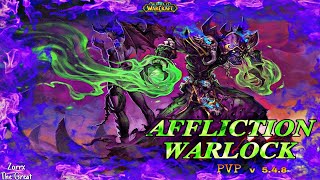 Affliction Warlock PvP 548 2022 [upl. by Lashonde]