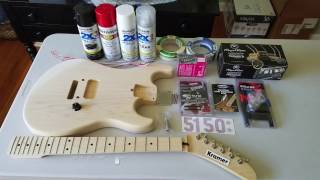 My Musikraft 5150 Replica Guitar Project [upl. by Auberbach]