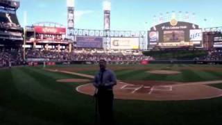 Jesus Ramos Singing the national anthem US cellular field [upl. by Lamraj]