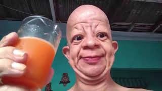 bald guy drinks orange juice [upl. by Philomena]