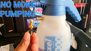 HELPFUL Pump FoamerSprayer NoPump Mod  Schrader Valve Install [upl. by Neirod430]