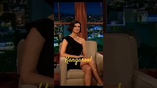 Morena Baccarin and Kangaroo craigferguson craigfergusonshow funny [upl. by Ydroj]