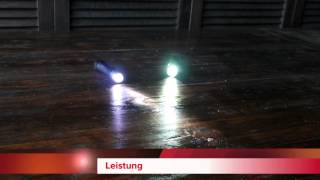 LED LENSER F1 VS Olight M10 Maverick  Der Vergleich [upl. by Enomes]