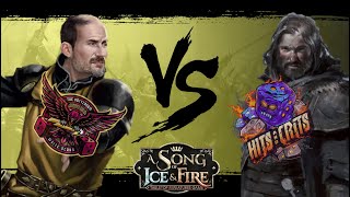 ASOIAF Battle Report Baratheon Stannis One True King VS Nights Watch Alliser Thorne [upl. by Hamon]